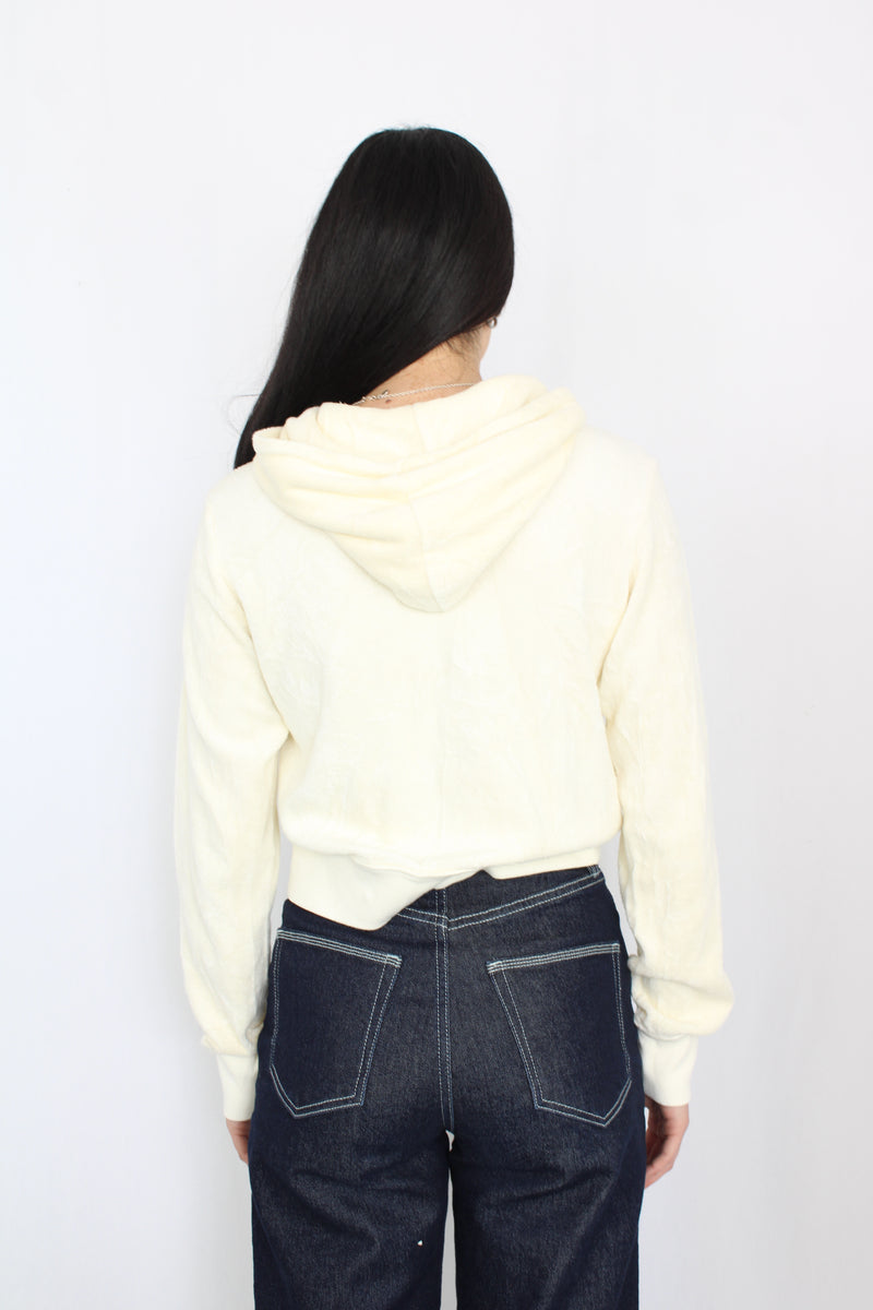 Shadow Hill - Terrycloth Cropped Hoodie