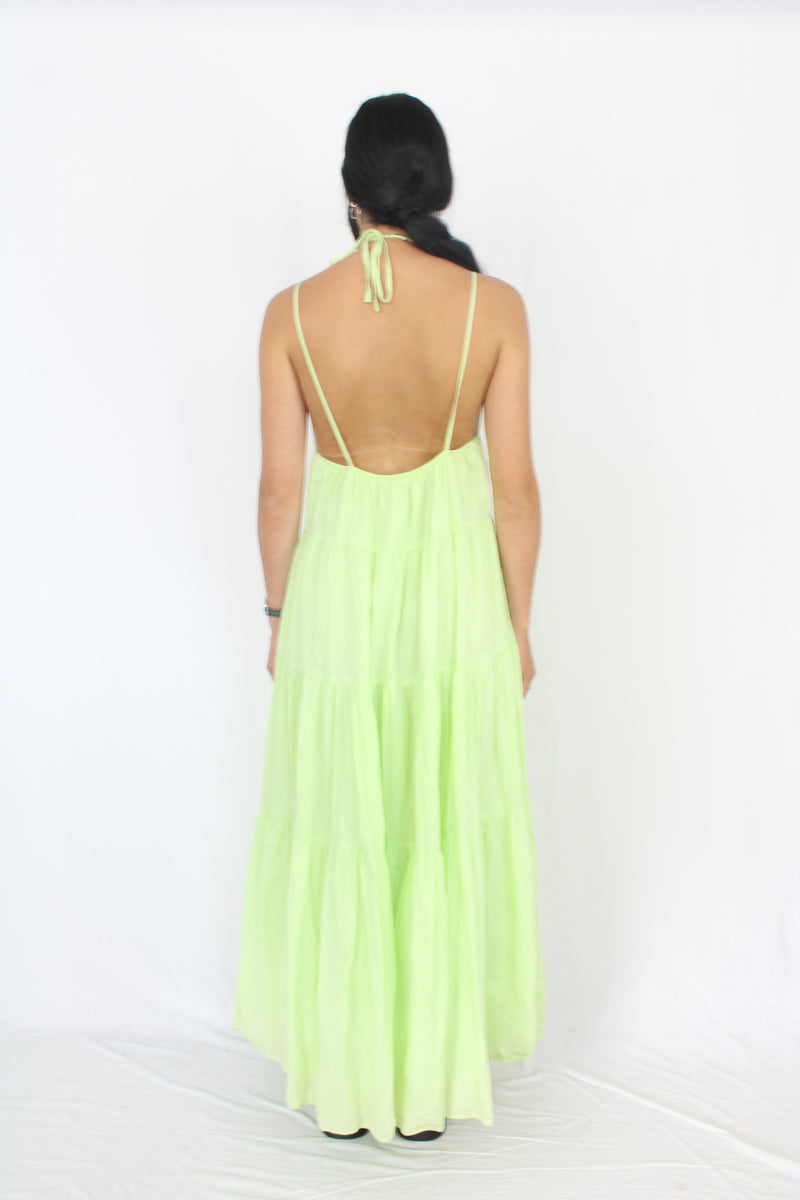 Charlie Holiday - Tiered Halter Dress