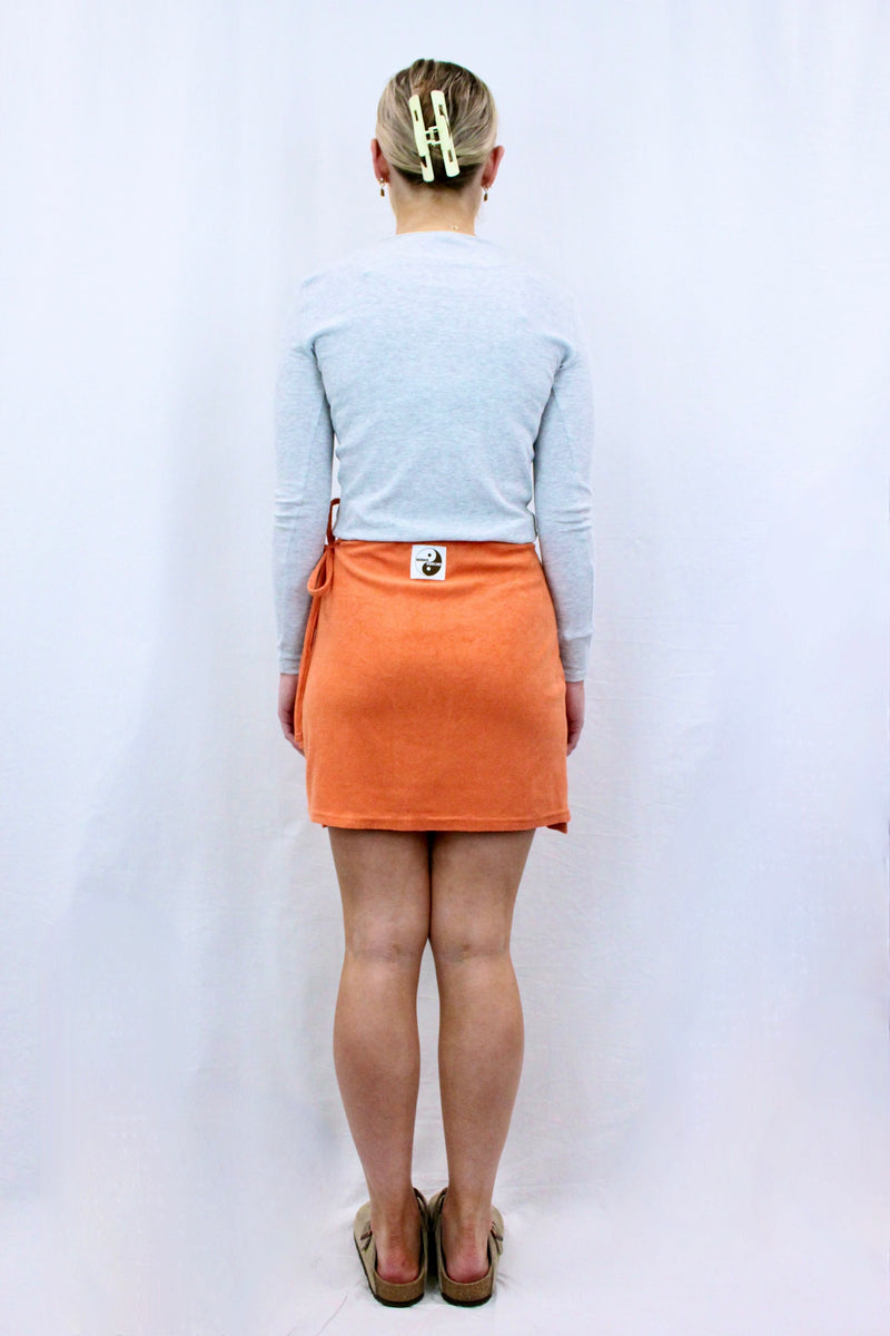 Terry Towelling Wrap Skirt