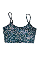 Metallic Leopard Sports Bra