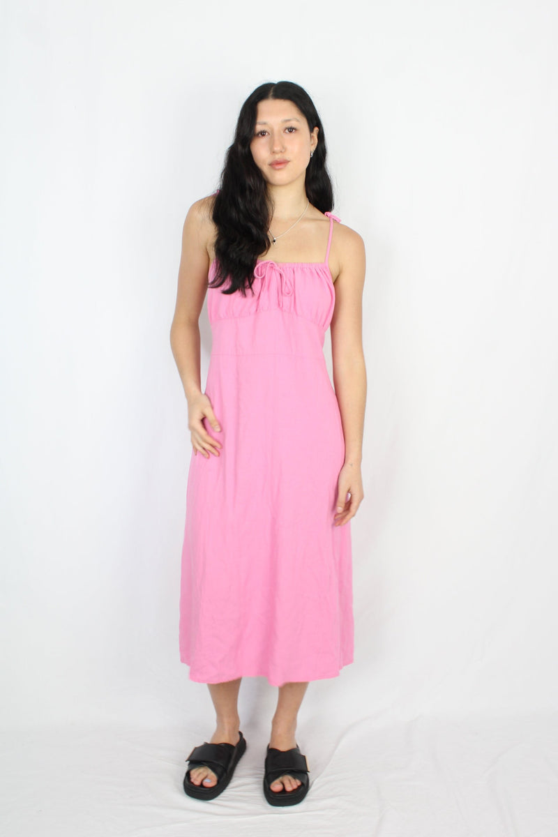 RPM - Pink Linen Dress