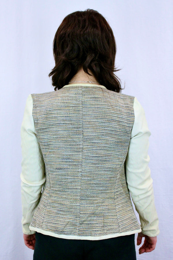 Asymmetrical Tweed Jacket