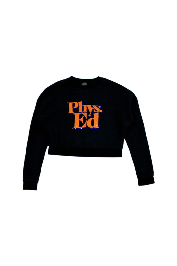 P.E. Nation - Cropped Sequin Sweatshirt
