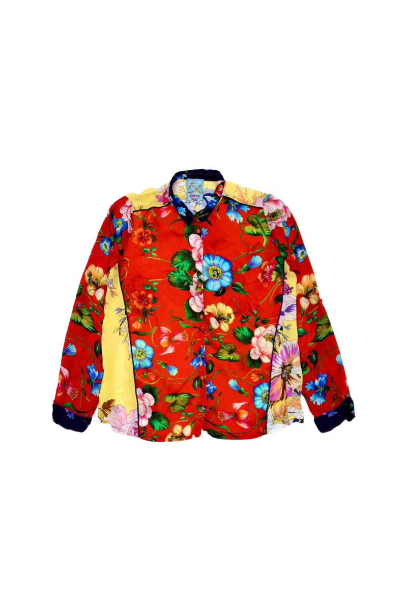 Johnny Was - Floral Chiffon Shirt