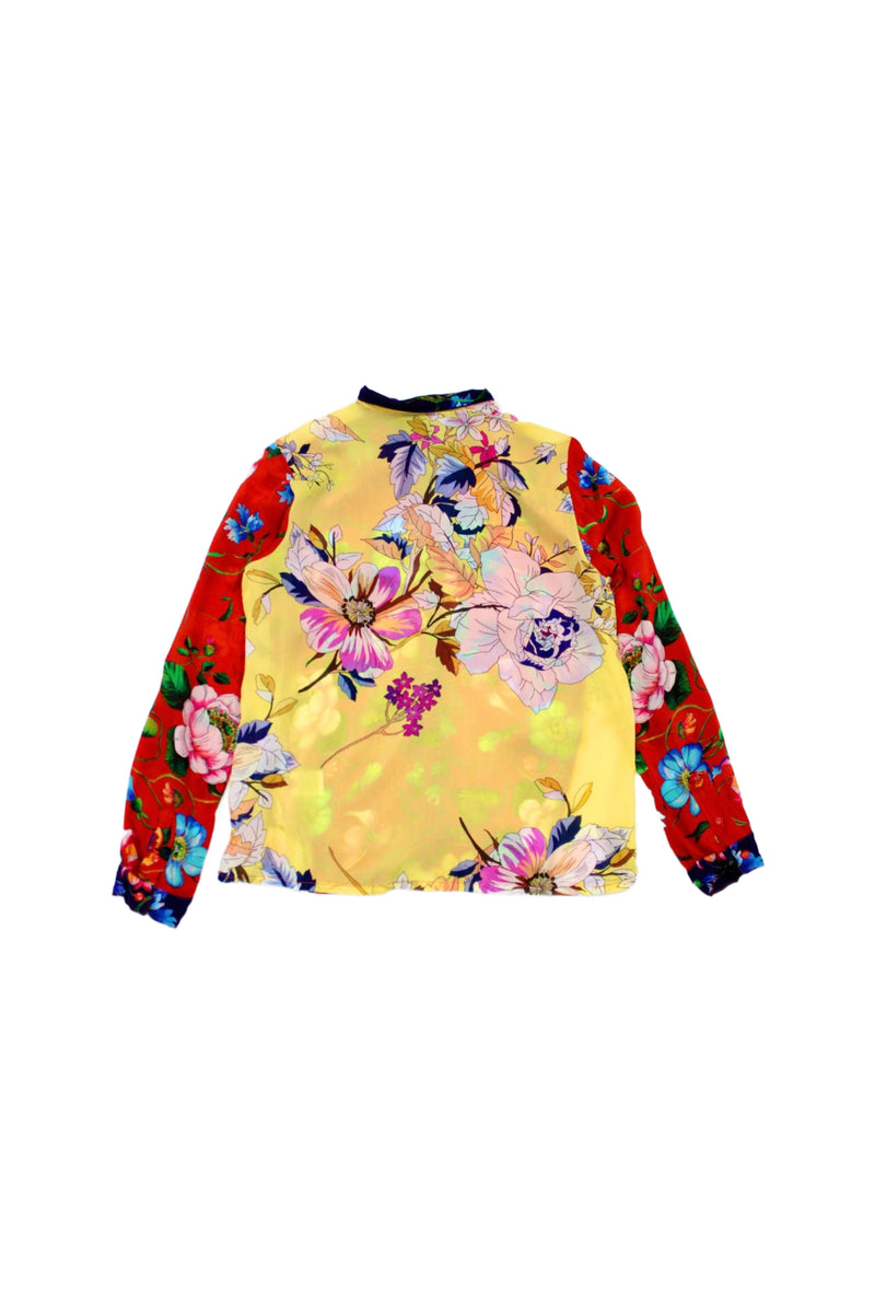 Johnny Was - Floral Chiffon Shirt