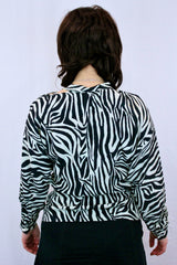 The Odder Side - Zebra Print Long Sleeve