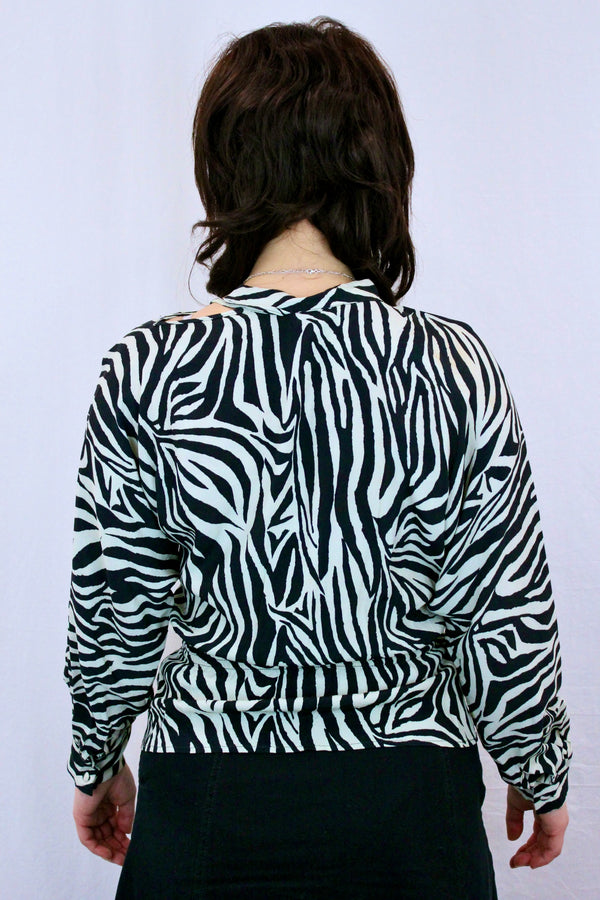 Zebra Print Long Sleeve