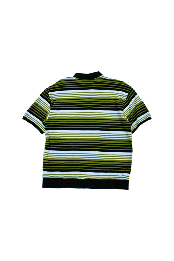 Obey - Striped Zip Neck Polo