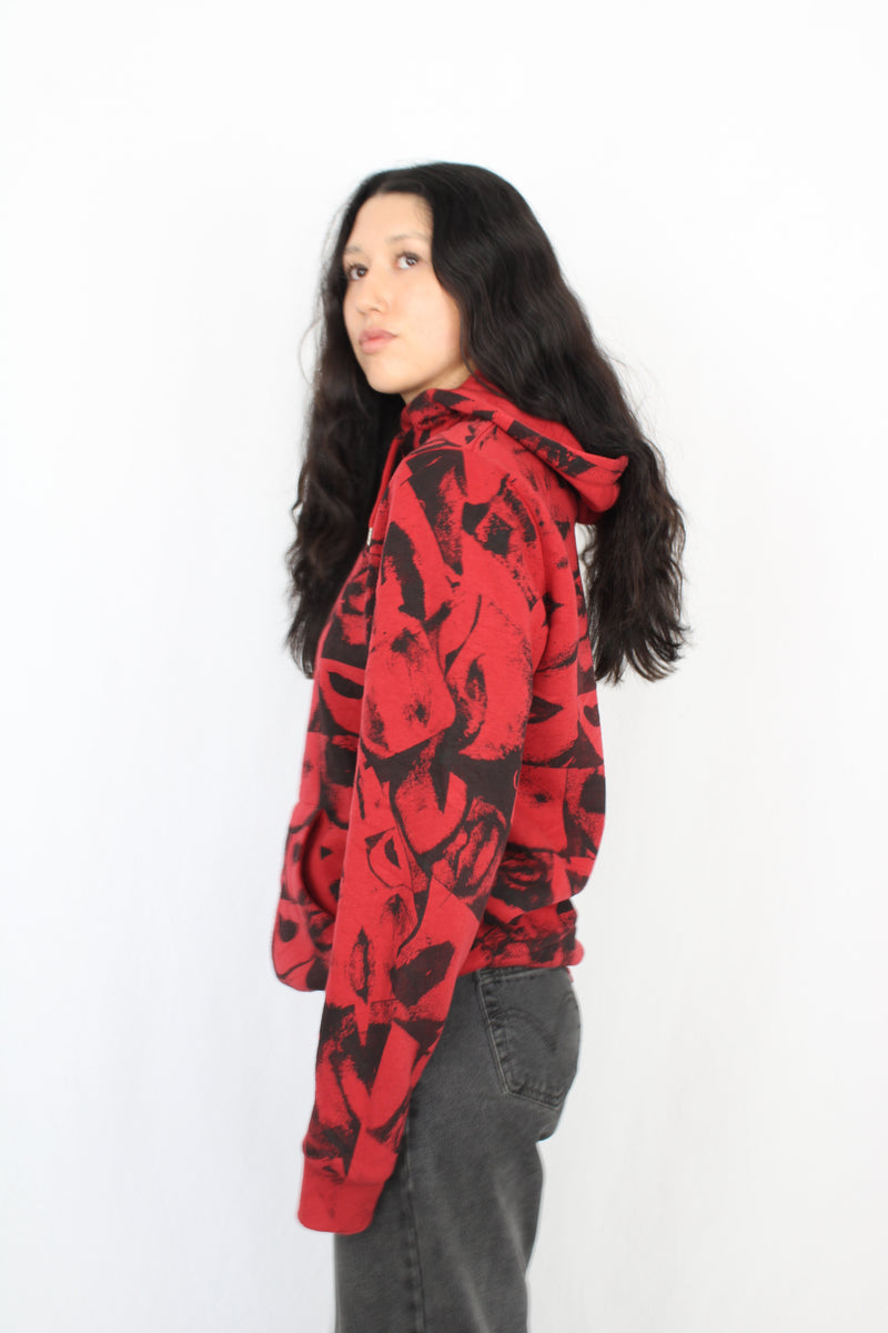 Lips Zip-Up Hoodie