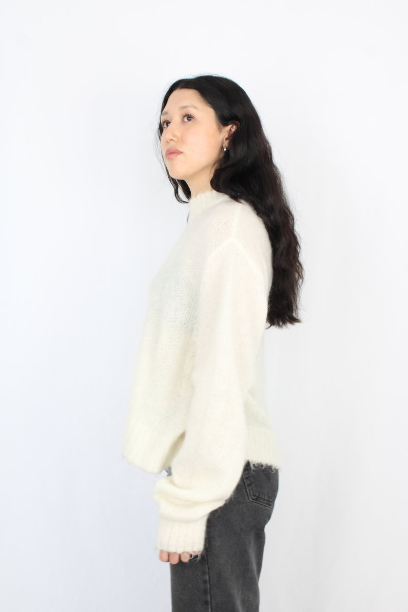 Ksubi - Cream Mohair Jumper