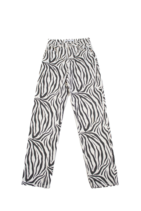 ZARA - Zebra Print Jeans