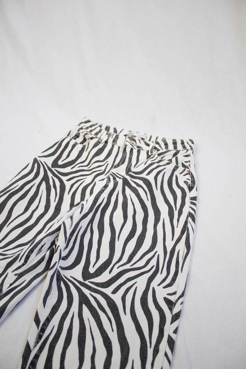 ZARA - Zebra Print Jeans