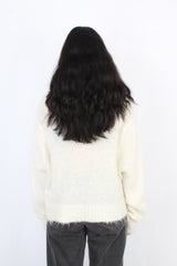 Ksubi - Cream Mohair Jumper