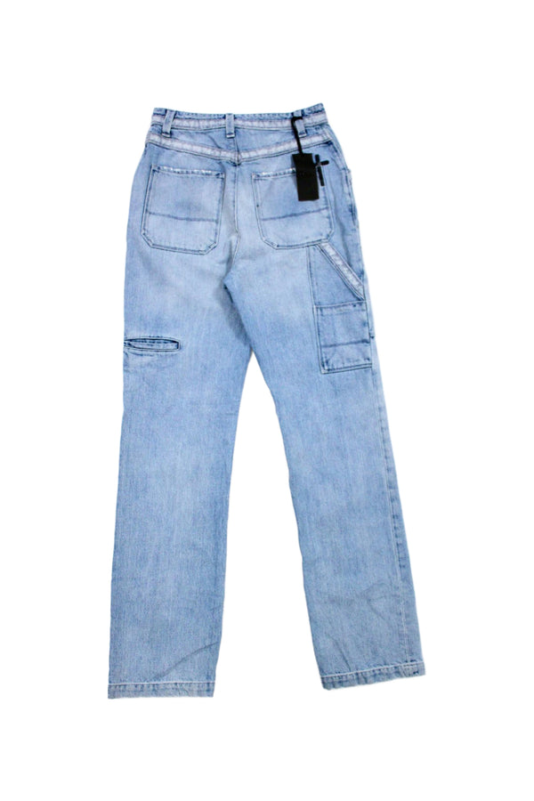 R + A - Cargo Style Straight Jeans