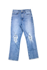 Good American - Straight Distressed Jeans