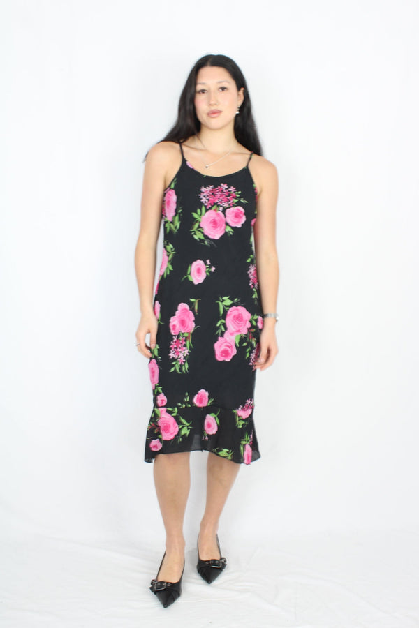 Spiral - Vintage Floral Slip Dress