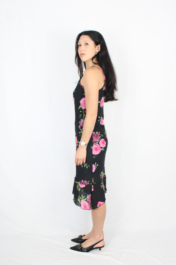 Spiral - Vintage Floral Slip Dress