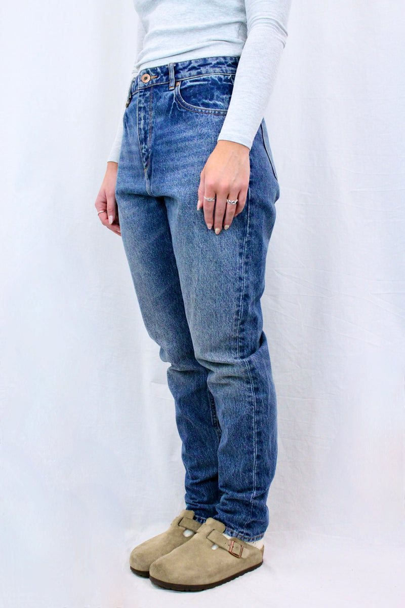 Slim-Straight Sand-Wash Jeans
