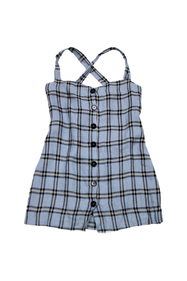 Reformation - Linen Plaid Dress