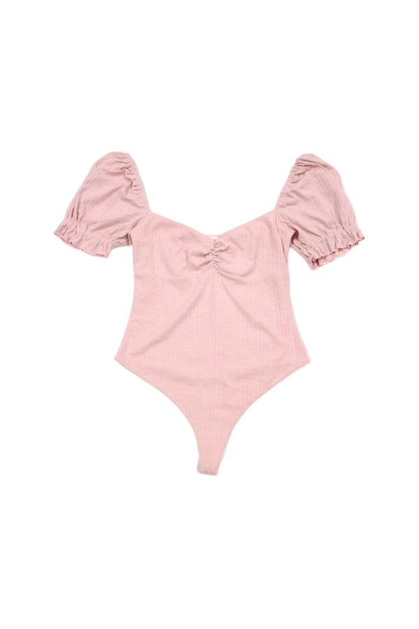 Privacy Please - Puff Sleeve Bodysuit