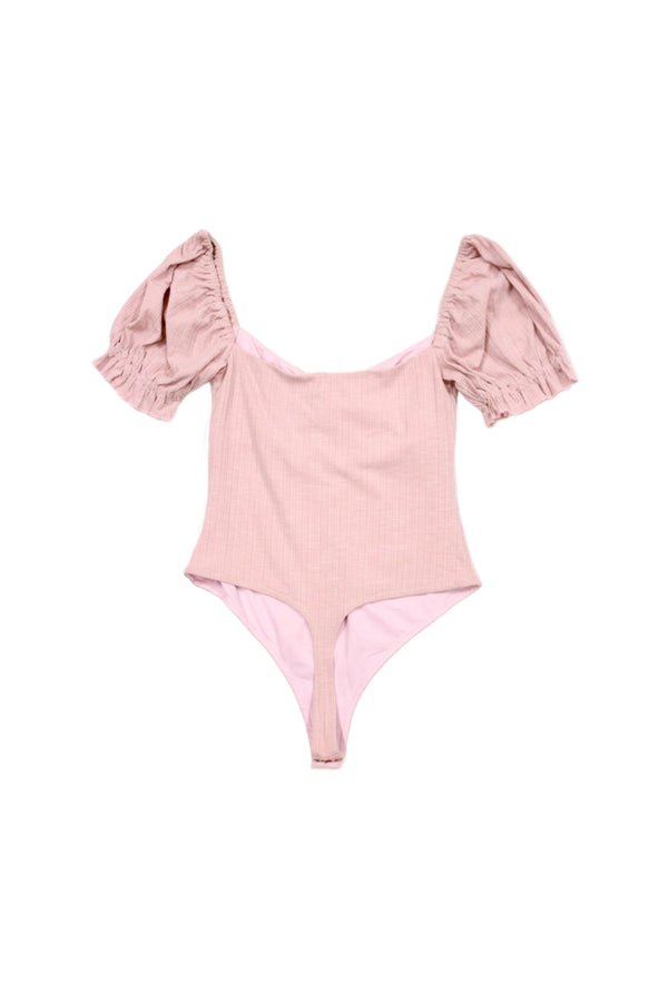 Privacy Please - Puff Sleeve Bodysuit
