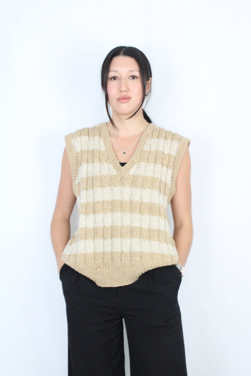 Barbara - Vintage Knit Sweater Vest