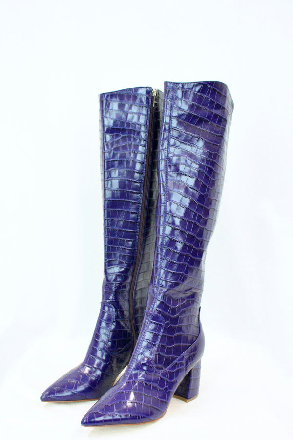 Knee High Reptile Boots