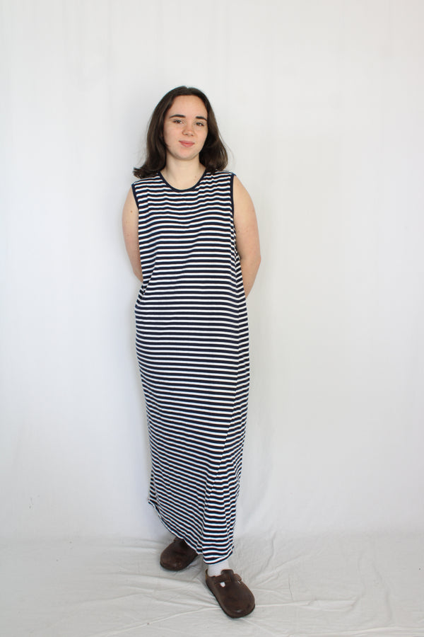 Kowtow - Loose Striped Tank Dress