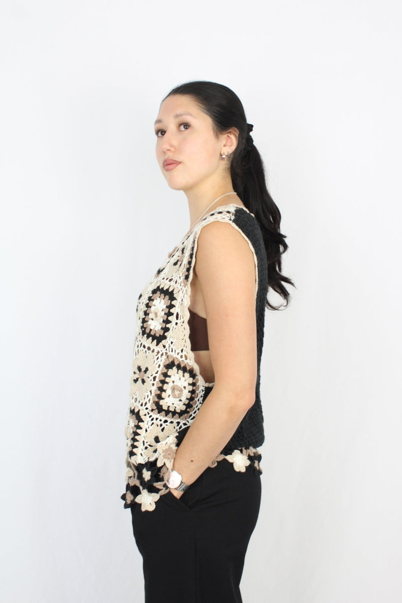 Division Of Graff - Vintage Crochet Vest