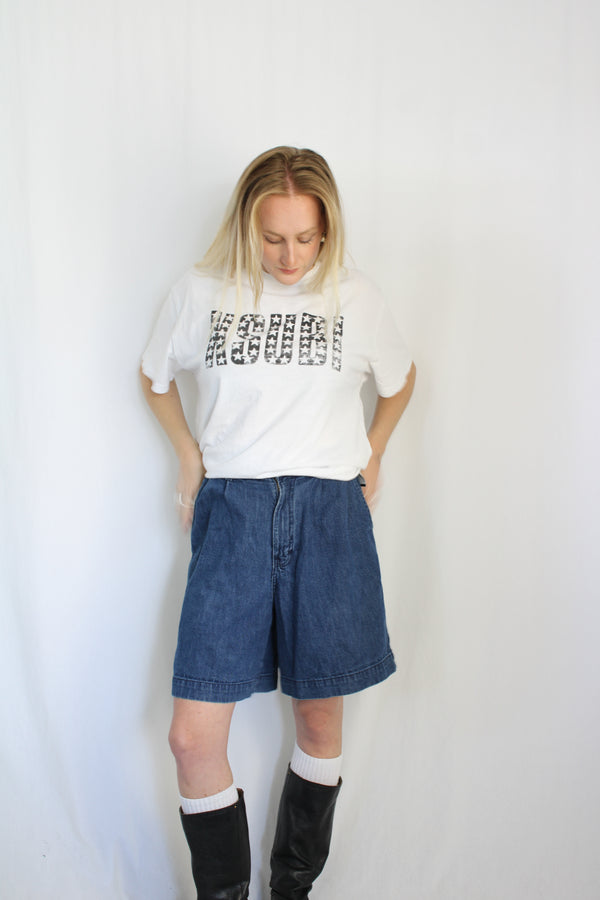 Vintage Denim Long Shorts