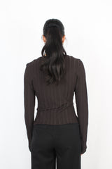 Dissh - Ribbed Long Sleeve Top