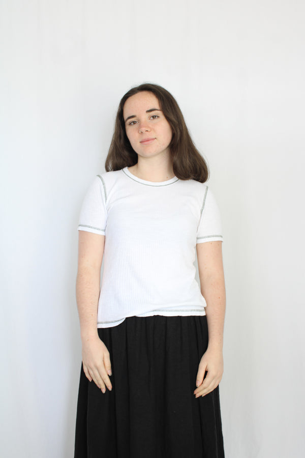 Commoners - Contrast Stitch Top