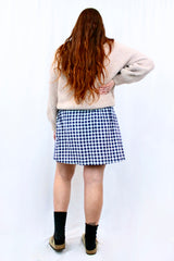 Gingham Loungewear Skirt