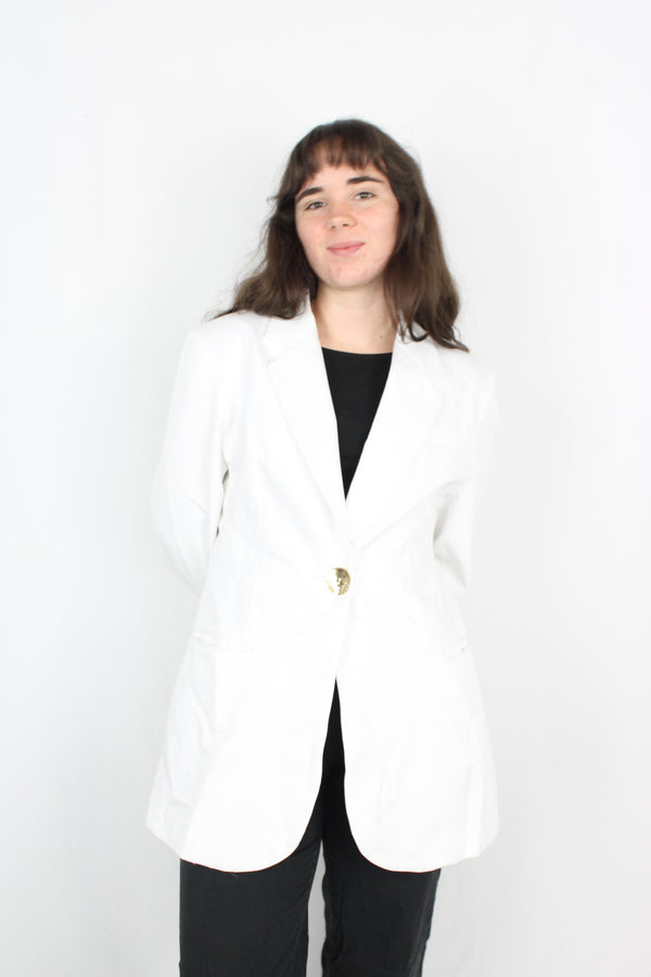 Caitlin Crisp - Gold Button Blazer