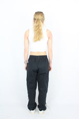 Adidas - Straight Leg Black Trackies