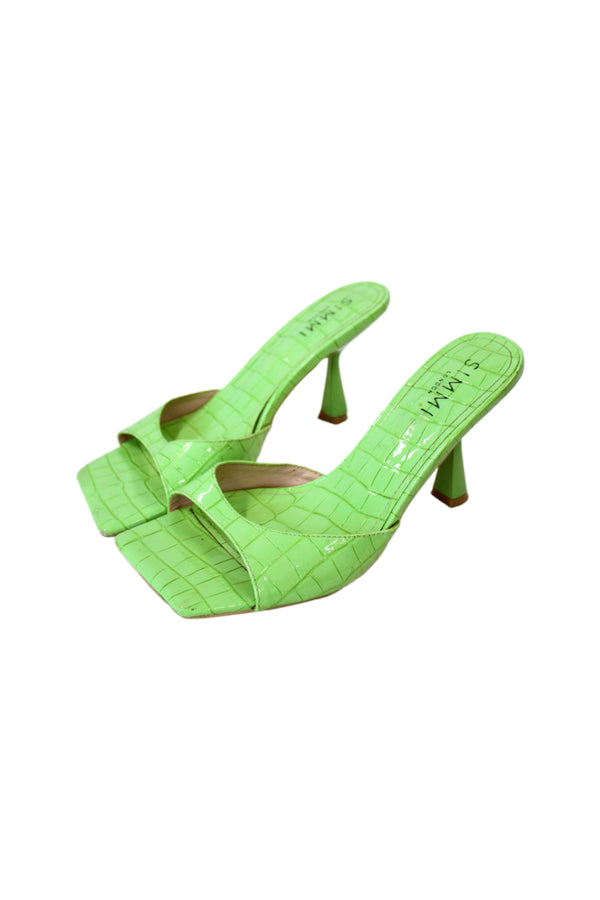 simmi - Croc Texture Heels