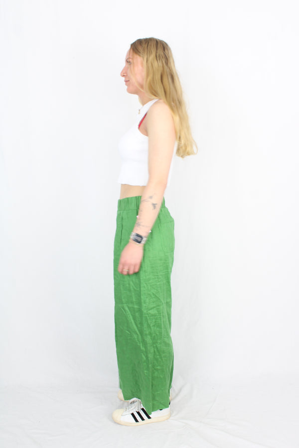 Juliette Hogan - Green Linen Pants