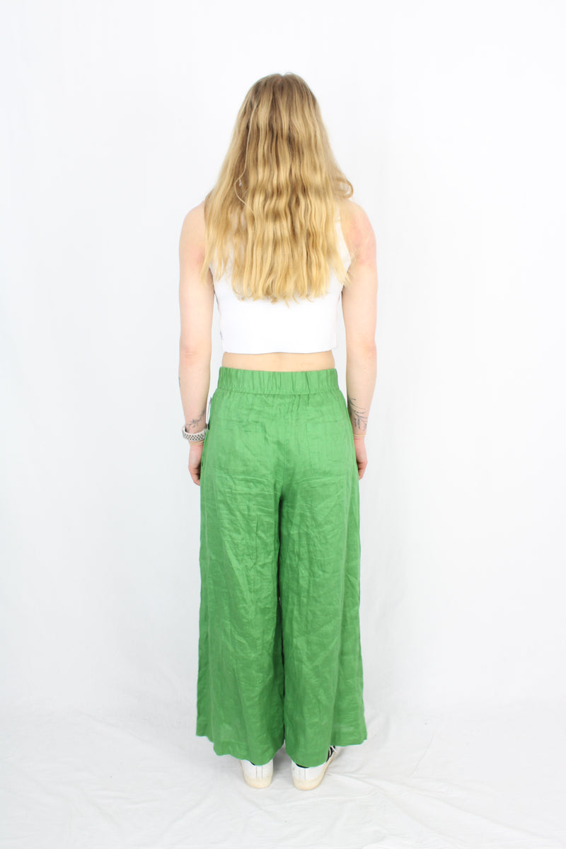 Juliette Hogan - Green Linen Pants