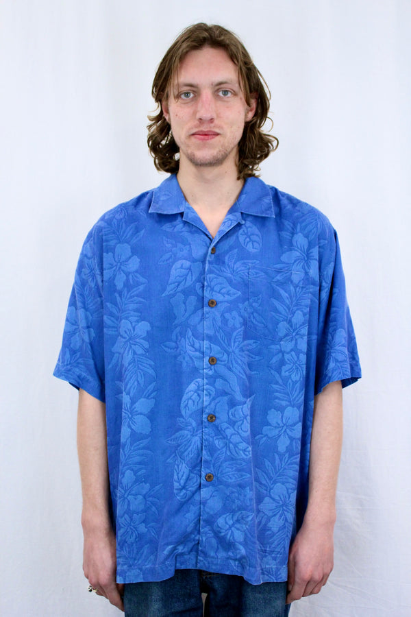 Hibiscus Pattern Shirt