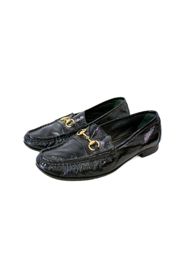 Gucci - Patent Horsebit Loafers