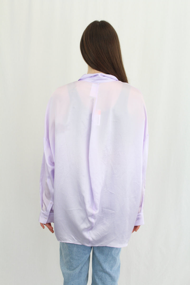 Tibi - Sateen Long Sleeve Shirt