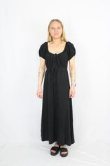 Lisa Says Gah - Linen Maxi Dress