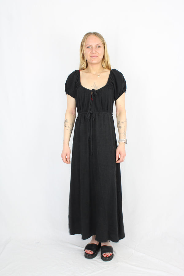 Lisa Says Gah - Linen Maxi Dress