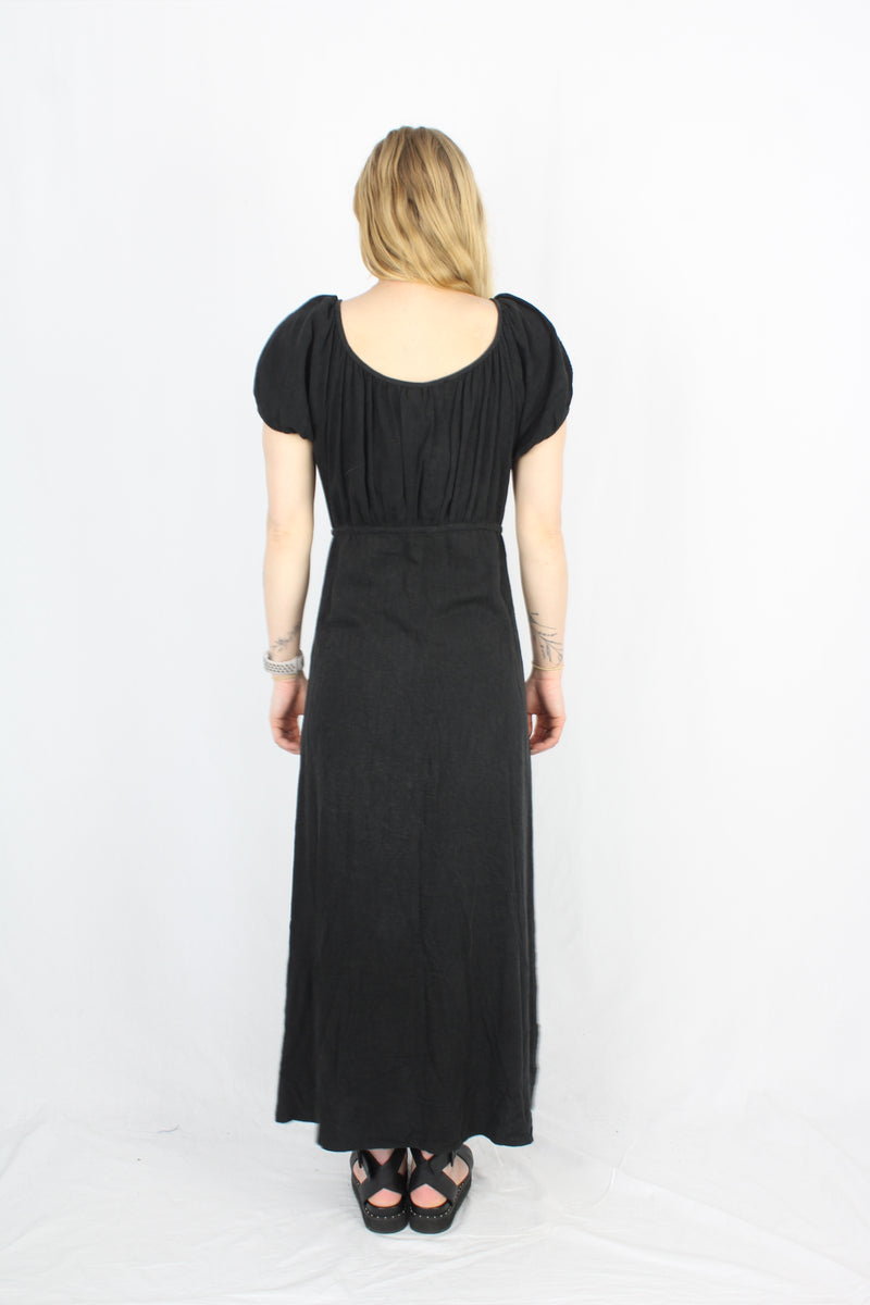 Lisa Says Gah - Linen Maxi Dress