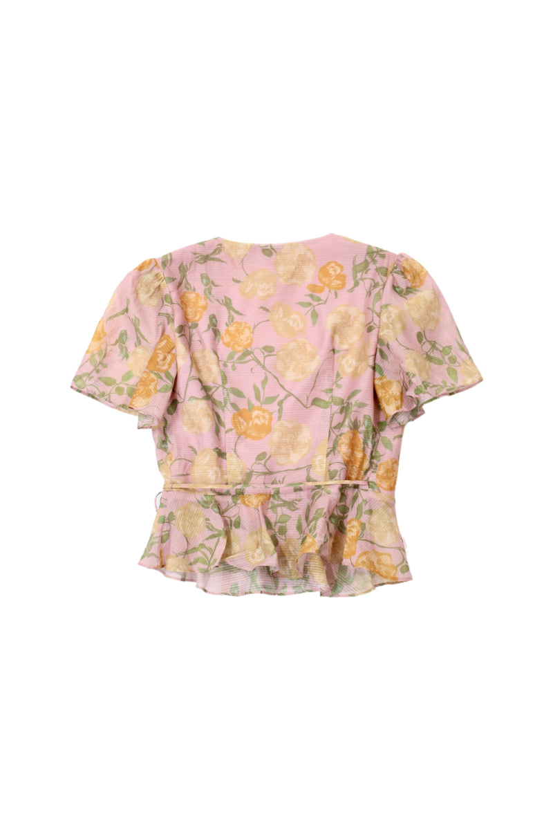 Finders - Organza Wrap Top