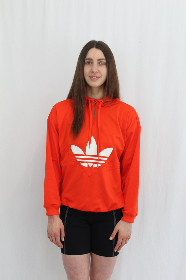 Adidas - Orange Logo Pullover