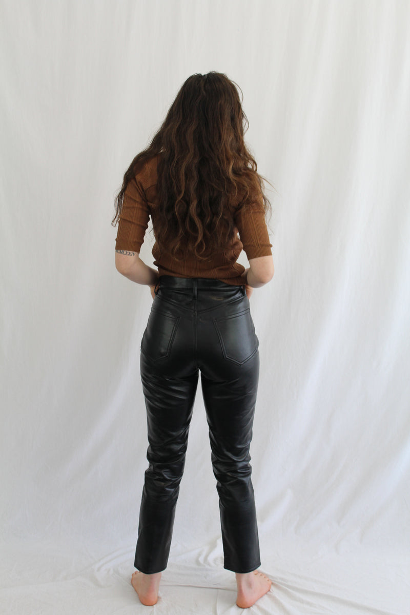 AGOLDE - Recycled Leather Pant