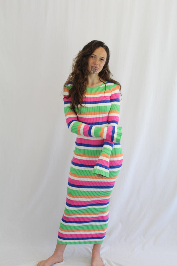 Charlie Holiday - Ribbed Stripe Maxi