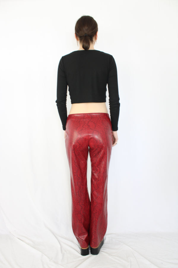 Red Snake Pants