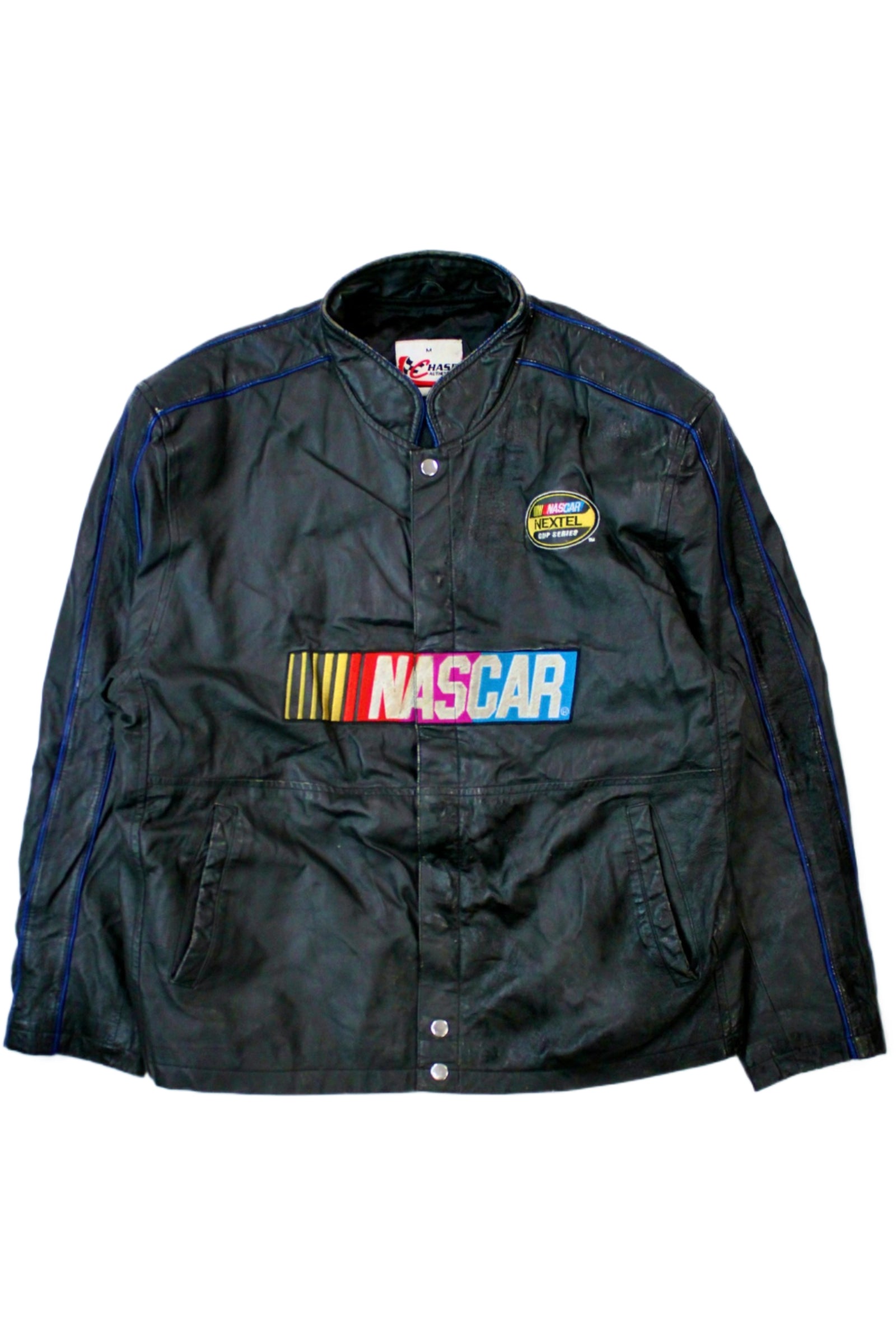 Chase Authentics NASCAR Leather Jacket Recycle Boutique